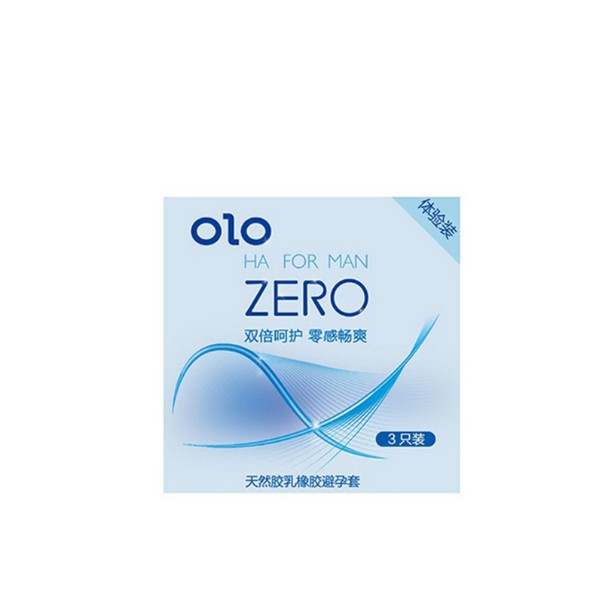 Bao cao su OLO Gấp Đôi Bôi Trơn HA FOR MAN ZERO | Siêu mỏng 0.01mm