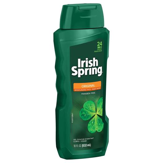 Sữa tắm Irish Spring Body Wash 532ml làm sạch sâu, giữ ẩm cho da