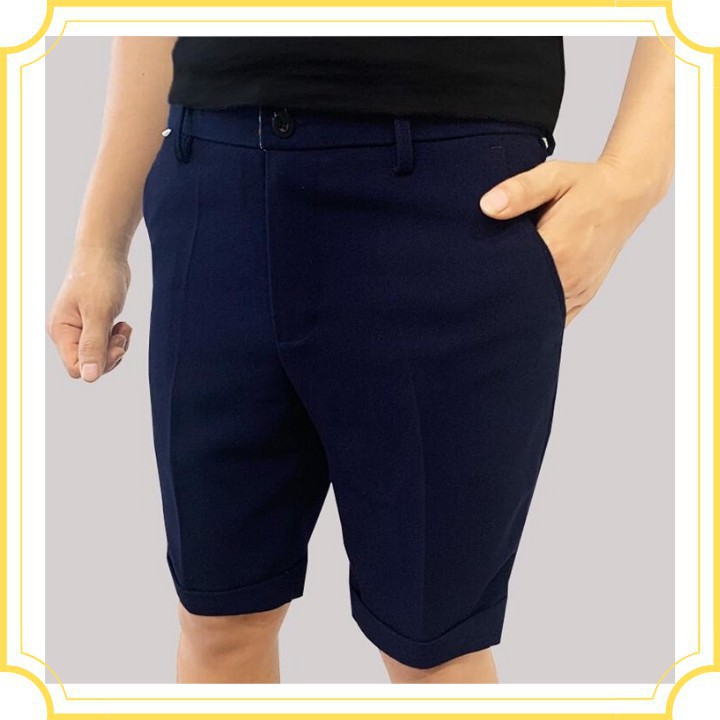 (NEW)Quần short tây nam Hàn Quốc dáng côn, chất vải tuyết mưa cao cấp co giãn nhẹ (QSAT) | BigBuy360 - bigbuy360.vn