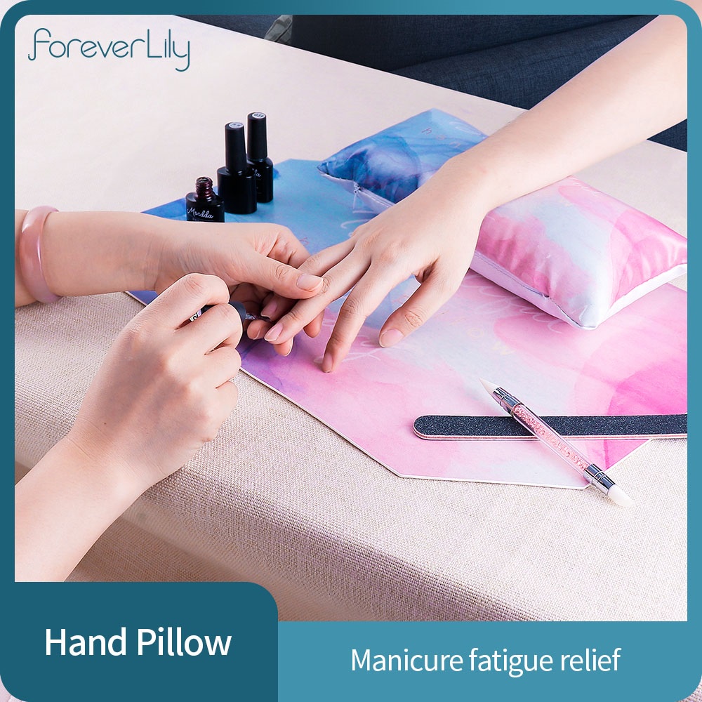 Foreverlily Gối Kê Tay Làm Móng Mẫu Mới Phong Cách Nhật Bản Chất Lượng Cao