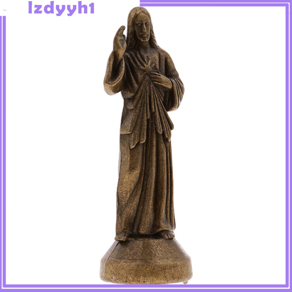 Mô Hình Tượng Chúa Jesus Bằng Hợp Kim Kích Thước 5cm / 7cm