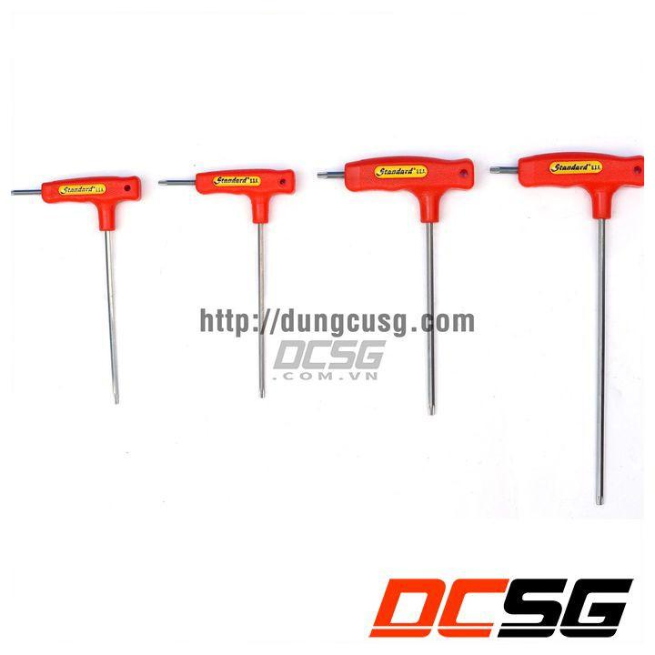 Lục giác T hoa thị, có lỗ T10-T40 Standard | DCSG