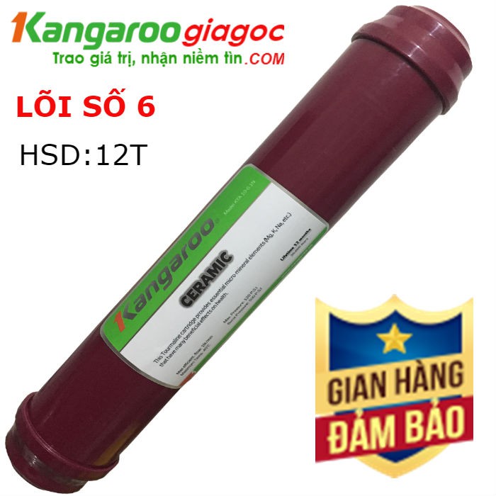 LÕI LỌC NƯỚC KANGAROO CERAMIC - SỐ 6 NEW