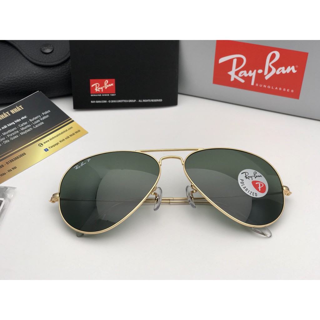 Kính mắt thời trang cao cấp Rayban P mắt Polarized - Xách tay Italy