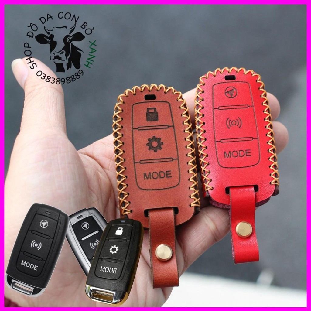 Bao Da Chìa Khóa Hyperion Smartkey chống trộm, tìm xe handmade da thật