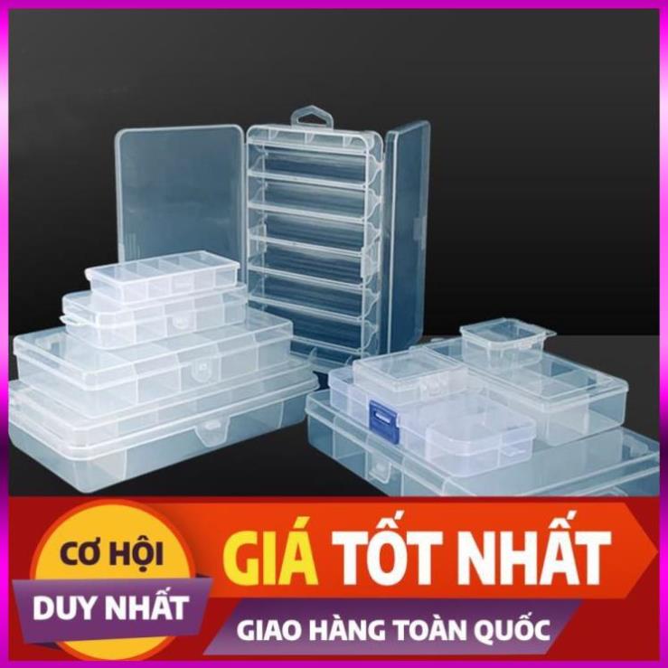 [Xả Kho 3 Ngày] Hộp đựng phụ kiện câu cá, mồi giả , hộp đựng mồi câu lure giá rẻ tiện lợi