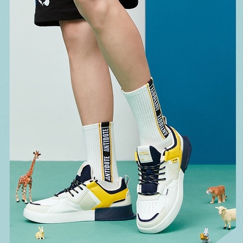 Giày thể thao Xtep phong cách đường phố chống mài mòn bền bỉ thời trang đơn giản thoải mái dành cho nam