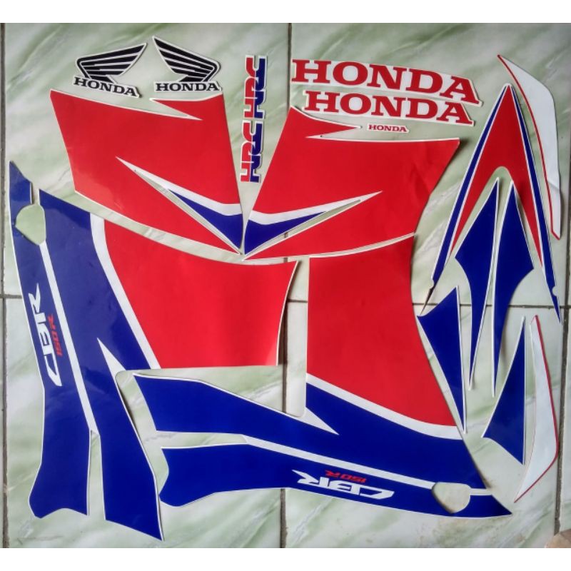 Miếng Dán Trang Trí Xe Honda Cbr150r 2014 2015 2016 Màu Trắng