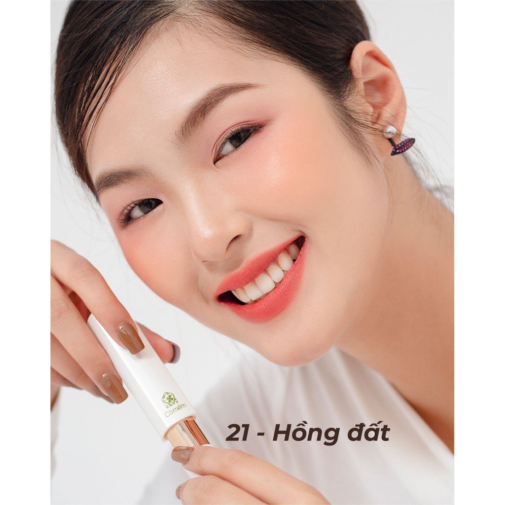 [Mã FMCG8 - 8% đơn 199K] Son Không Chì SON NGỌC An Toàn Từ Thiên Nhiên Cỏ Mềm 3,8g | Thế Giới Skin Care