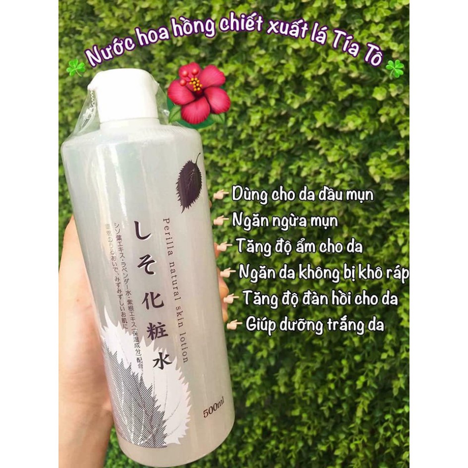 Nước hoa hồng lotion toner diếp cá, tía tô giảm mụn Dokudami Nhật Bản