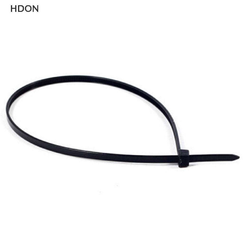 Set 100 dây buộc cáp tự khóa bằng nhựa nylon màu đen