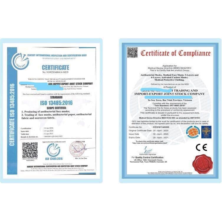 Khẩu trang y tế 4 kháng khuẩn 4 lớp loại 1 chiếc/1 túi | BigBuy360 - bigbuy360.vn