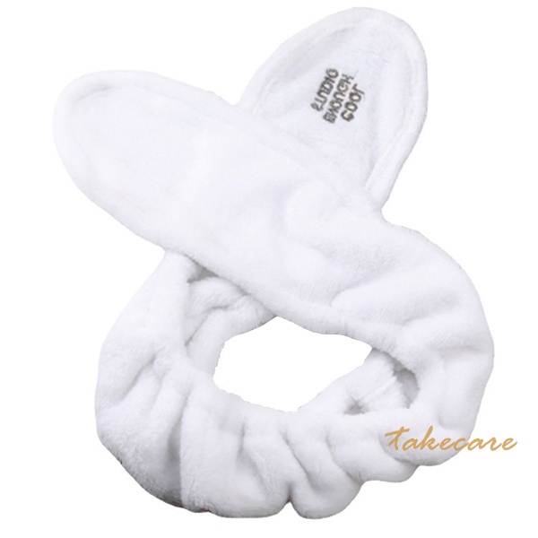 Băng đô lông nhung quấn đầu có viền dây thép tự điều chỉnh tiện lợi cho nữ khi tắm / rửa mặt / trang điểm