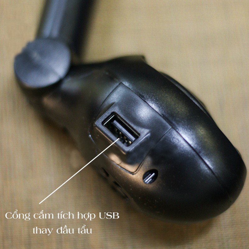 Tẩu xông trầm điện xe ô tô kèm sạc USB, 2 mức nhiệt 140-180 độ C, FULL hộp kèm phụ kiện muỗng gắp