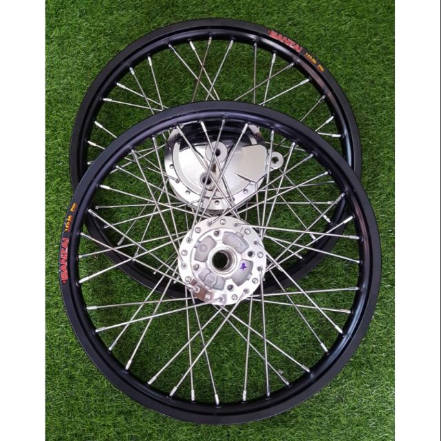 Bánh căm wave đùm mạ crom căm mạ crom niềng banzai thái đen lắp các dòng xe honda 1 đĩa trước như zin