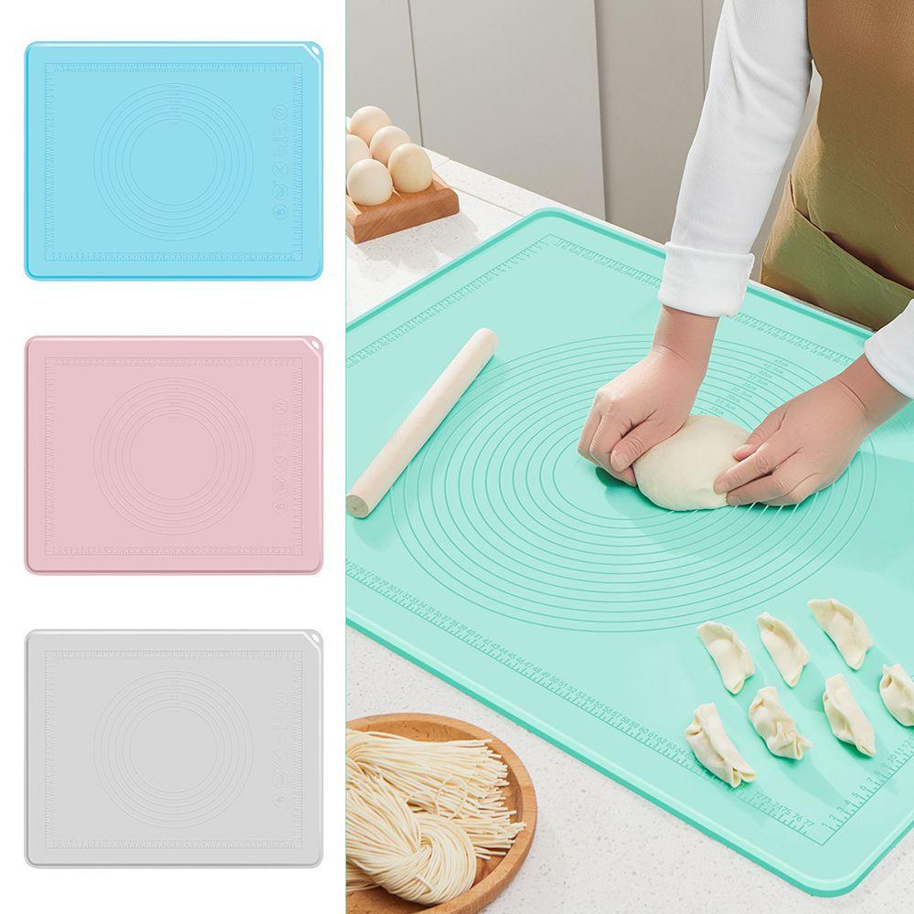 LONTIME Thảm Làm Bánh Macaron Bằng Silicone Chống Dính Kèm Thước Đo