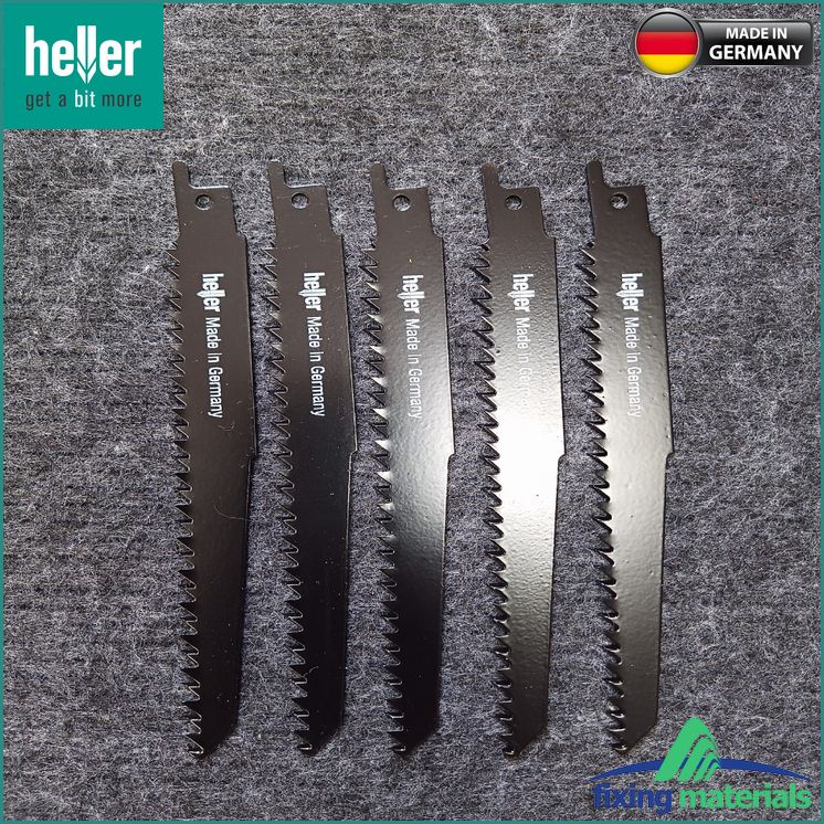 S644D-Lưỡi cưa kiếm HELLER HCS SZ 24042 0, Răng dài 130mm (Cắt gỗ, nhựa, tấm cách âm..)