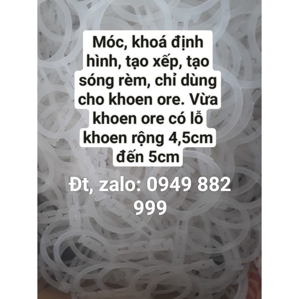 Móc định hình, tạo sóng, tạo xếp màn cửa chuyên dùng cho khoen ore