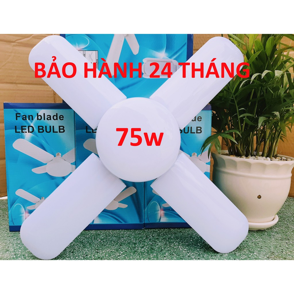 Bóng Đèn Led Cánh Quạt 4 Cánh Chuẩn 75W Tiết Kiệm Điện