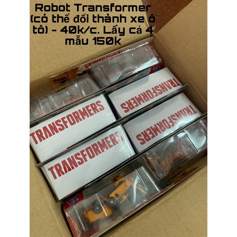 [THANH LÝ] Robot transformer biến hình ô tô - Đồ chơi xuất khẩu chính hãng