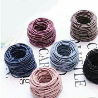 10 dây thun cột tóc cho nữ mix nhiều màu