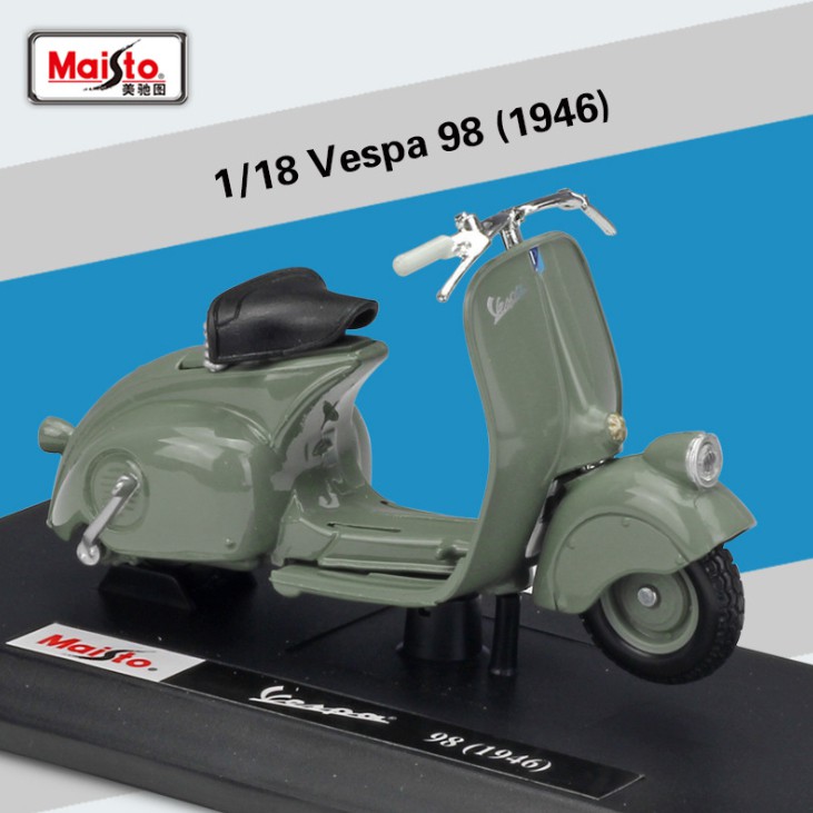 Mô hình xe Vespa 98 (1946) tỉ lệ 1:18 - Maisto