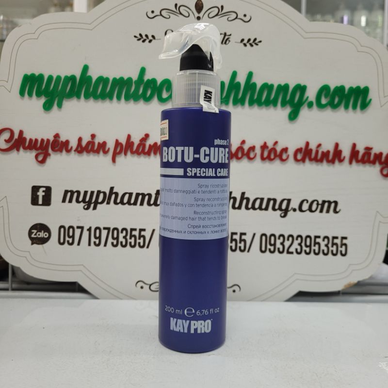 XỊT XẢ KHÔ KAYPRO BOTUCURE PHỤC HỒI HƯ TỔN CHUYÊN SÂU 200ML