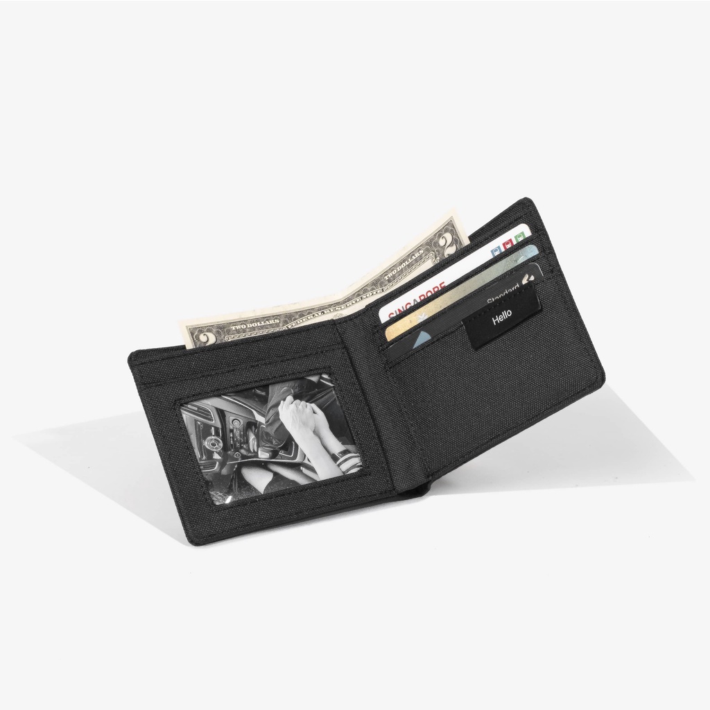 Ví vải gập đôi unisex DIM Basic Wallet 2 - Ngang (Ngăn đựng hình)