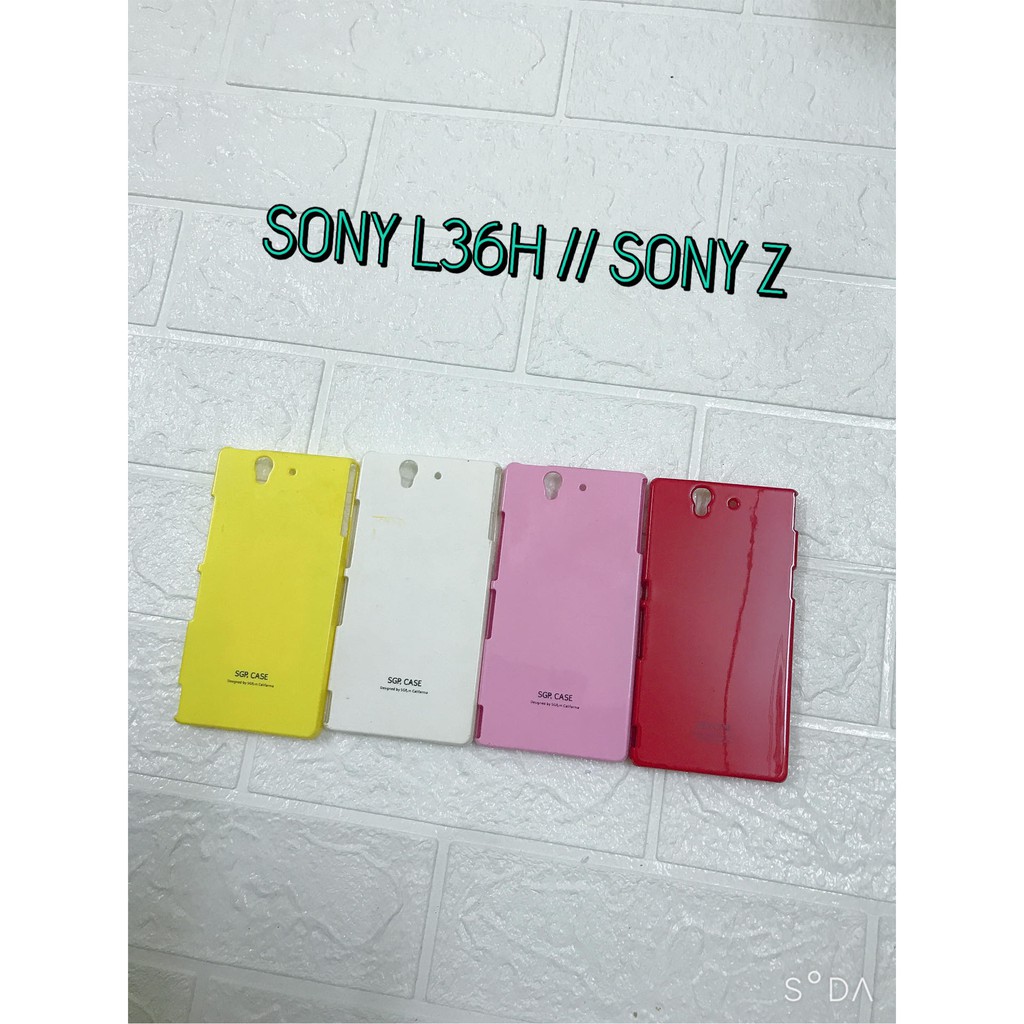 ( THANH LÝ) ỐP lưng SGP nhựa bóng Cho Sony Z/L36H