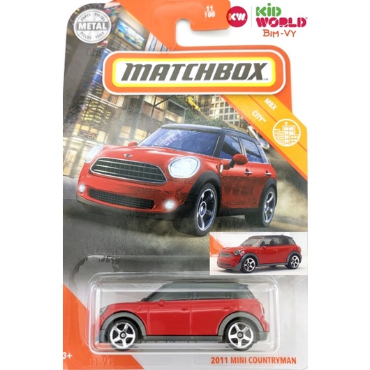 Xe mô hình Matchbox 2011 Mini Countryman GKK97.