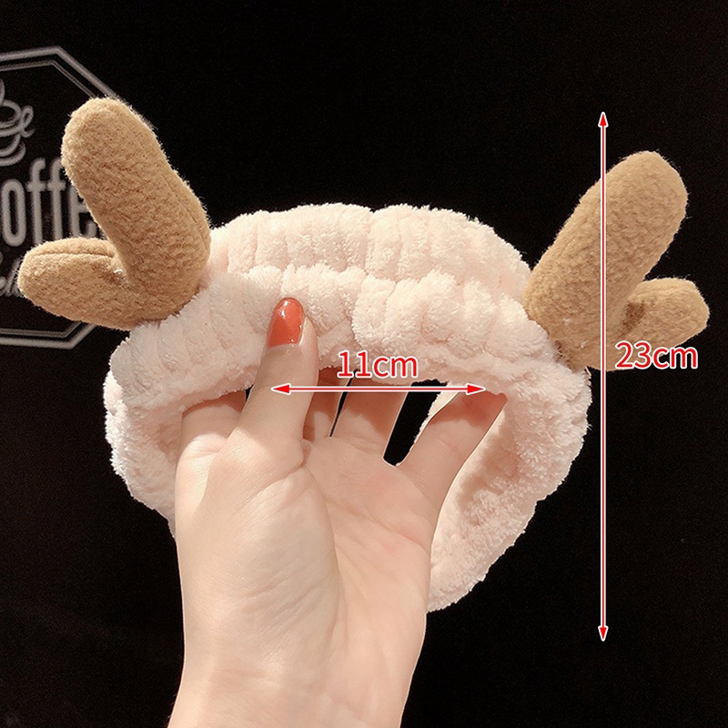 Băng đô cài tóc rửa mặt Hình Tai Thỏ Dễ Thương