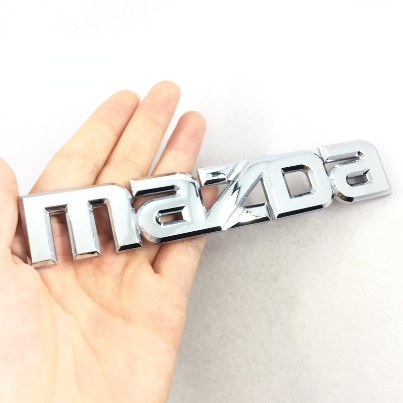 1 Miếng Dán Chữ Trang Trí Xe Hơi MAZDA
