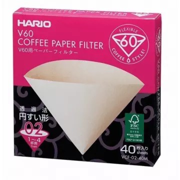 Giấy lọc cà phê phễu V60 hãng HARIO, chuyên nghiệp tiện lợi thumbnail