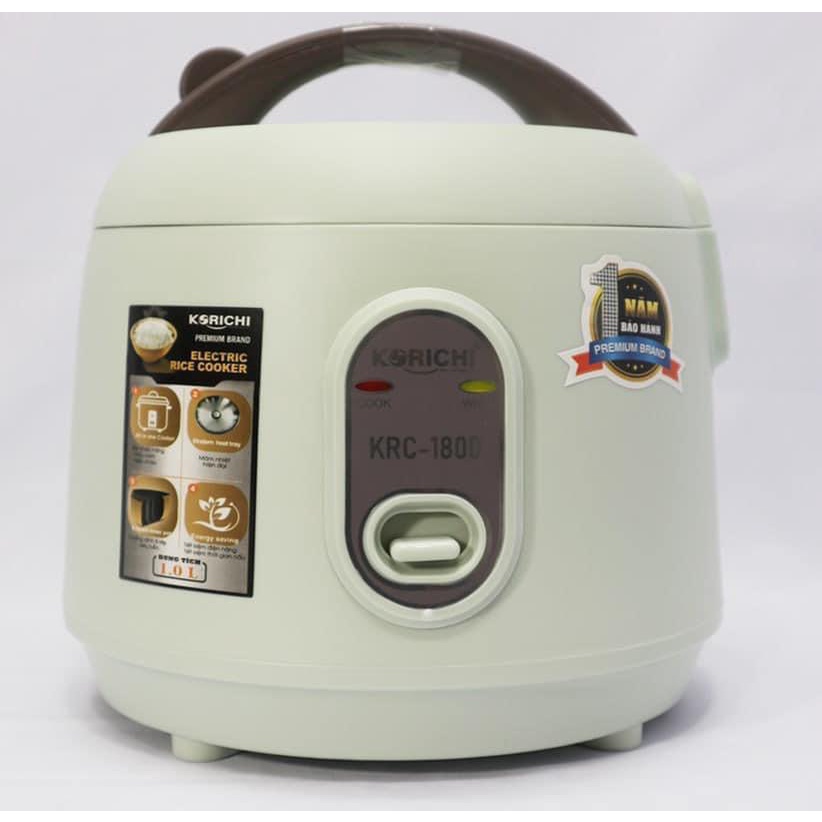 NỒI CƠM ĐIỆN  KORICHI 1 LÍT KRC-1800