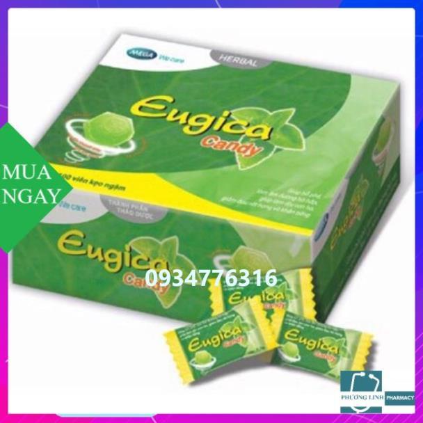 Eugica candy viên ngậm ho, viêm họng ... hộp 100 viên