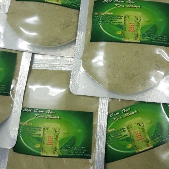Bột cám gạo trà xanh nguyên chất handmade trắng mịn da hiệu quả