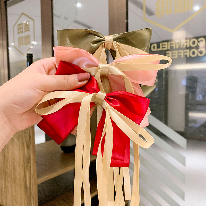 Kẹp tóc kiểu nơ ruy băng thời trang J20112708