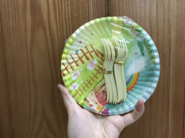 10 Dĩa giấy sinh nhật