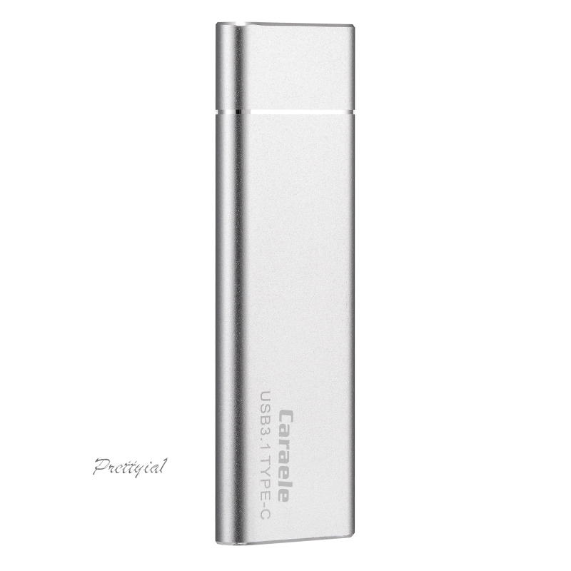 [PRETTYIA1]Portable SSD USB3.1 SSD Data Transfer Solid State Drive for Phone PC