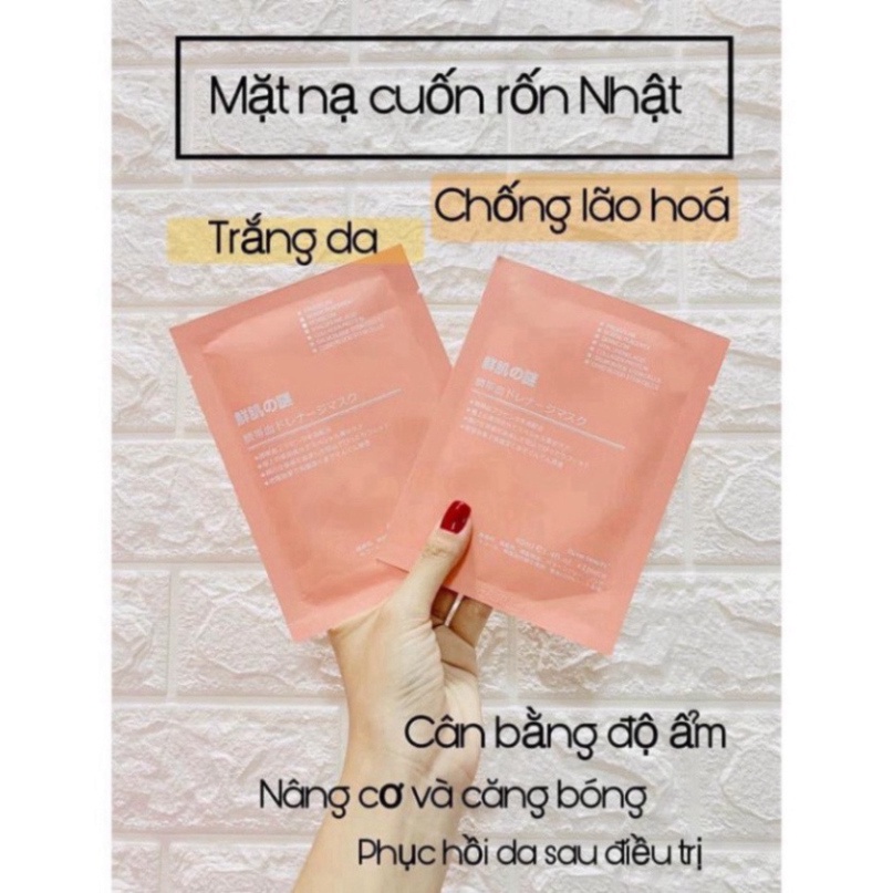 Mặt nạ tế bào gốc nhau thai Nhật Bản ( Hàng Chuẩn) Rwine Beauty Steam Cell Placenta Mask