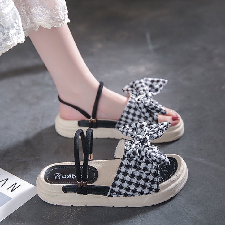 Giày Sandal Nữ Đế Dày Mềm Mại Phong Cách Roman