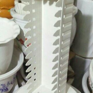 Hàng Rào Nhựa Trồng Hoa Màu Trắng-Cao11Cm-Dài 44Cm-Rộng 14Cm