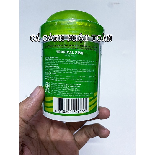 THỨC ĂN CHO CÁ ÔNG TIÊN TROPICAL FISH PRO CHOICE DẠNG LÁ 30G