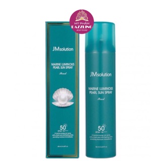 Xịt Chống Nắng Ngọc Trai Nâng Tone Da JM Solution Marine Luminous Pearl 180ml