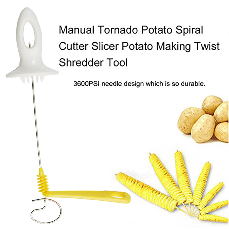 Walfos Stainless Steel +Plastic Twisted Potato Slice Cutter Spiral