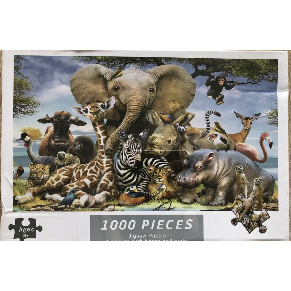 Bộ Tranh Ghép Xếp Hình 1000 mảnh Jigsaw Puzzle