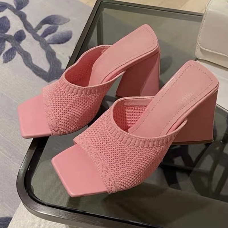 ORDER 🍒 guốc quai thun mũi vuông
