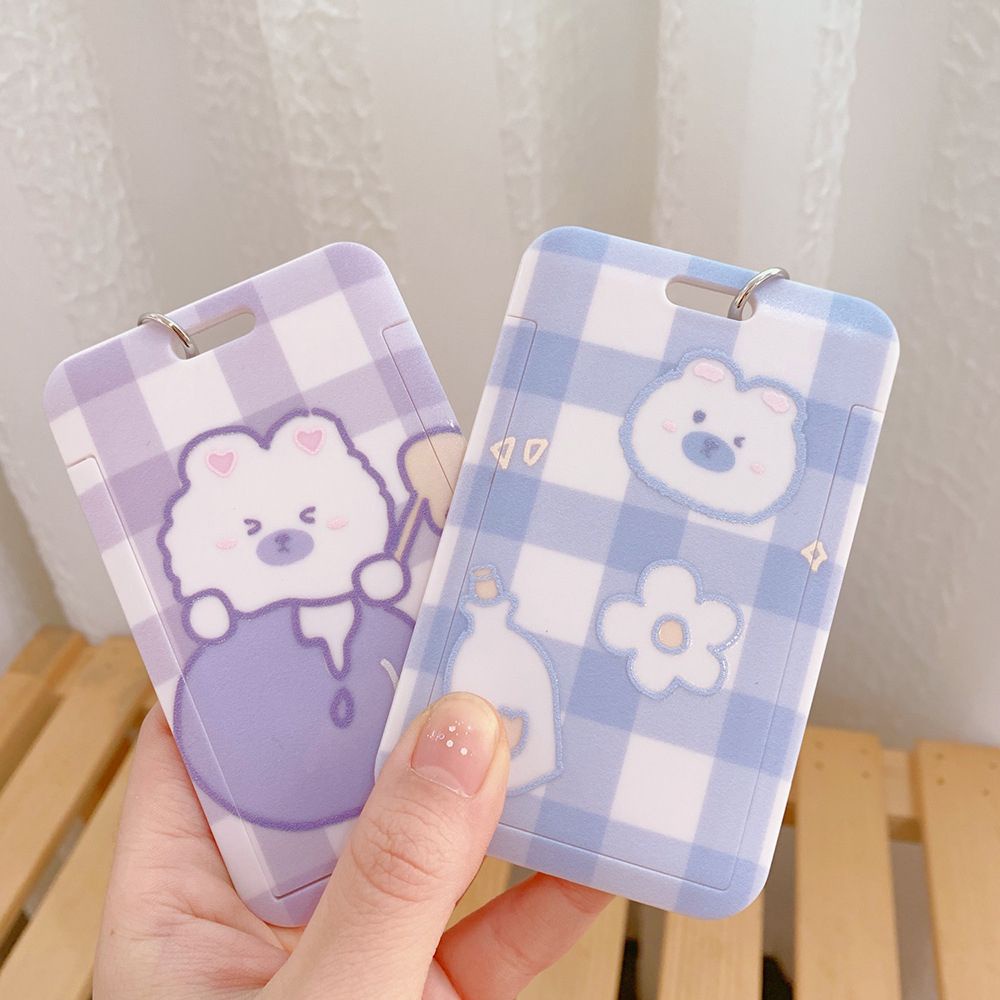 Bao đựng thẻ họa tiết hoạt hình dễ thương cho nam và nữ