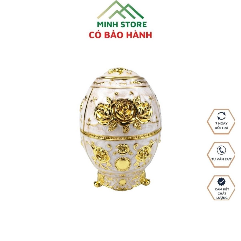 Lọ Đựng Tăm Hoàng Gia Hàng Cao Cấp Nắp Bật