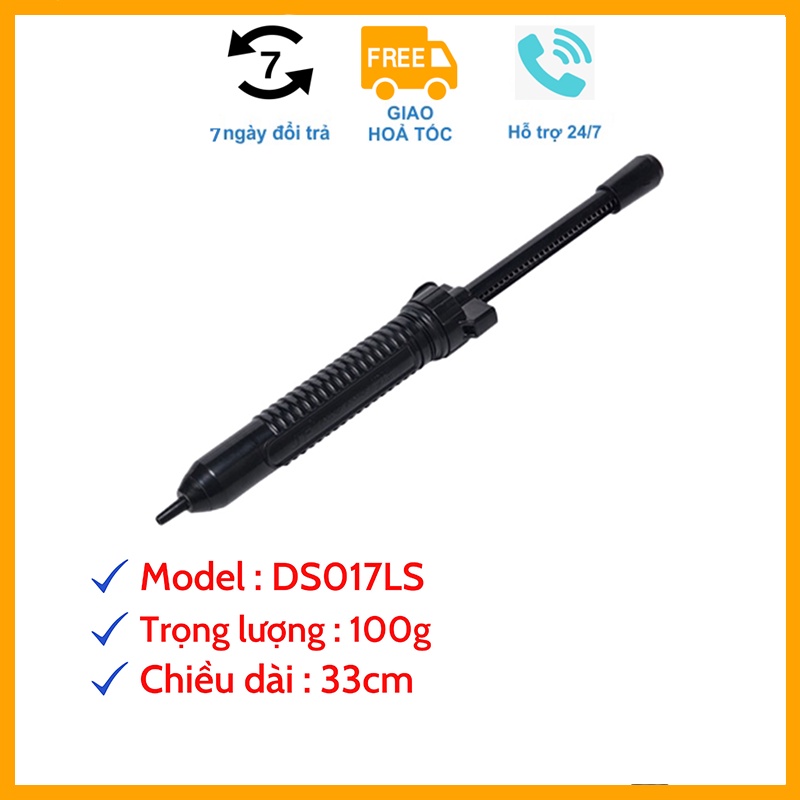 Hút thiếc hàn loại to DS017LS, máy hút thiếc chân linh kiện điện tử